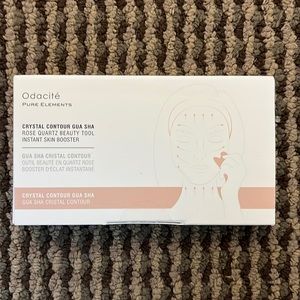 Odacite Rose Quartz Crystal Contour Gua Sha beauty tool